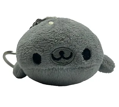 San-X Mamegoma Gray Keychain Plush Stuffed Animal Whale 3” • $17.99