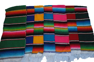 30 X 14 Inches Mini Sarape Serape Mexican Saltillo Southwestern • $10.99