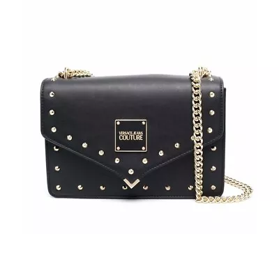 Versace Jeans Couture Stud Embellished Crossbody Bag NWT • $163.02