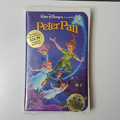Vintage Walt Disney Peter Pan VHS - Sealed Black Diamond Edition. Sealed • $24.95