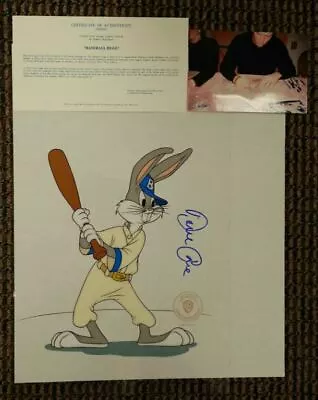  Baseball Bugs  Bugs Bunny Cel HAND SIGNED Dave Cone Hall Of Fame David • $430