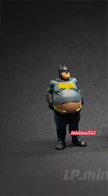 1/64 Fat Batman Scene Prop Miniture Doll Figure Fit Cars Vehicle Model Toy • $26.96