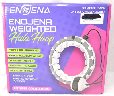 24-Link Weighted Hula Hoop For Weight Loss 3 Lb Adjustable Size Slim Down Hips • $31.49