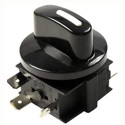 HQRP Heavy-Duty Rotary Switch 4-Position 3-Speed 120-250V 15A Fan Speed Selector • $7.95