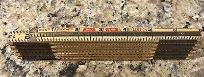 Vintage Lufkin X46F Folding Extension Rule W/ Brass Extension 72  • $16.78