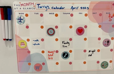 £15 • Buy Magnetic Calendar Whiteboard