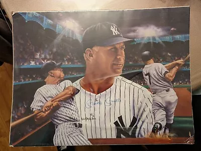 Mickey Mantle Autographed 18 X24  Poster NY YANKEES HOF  The Mick  *READ & LOOK* • $210