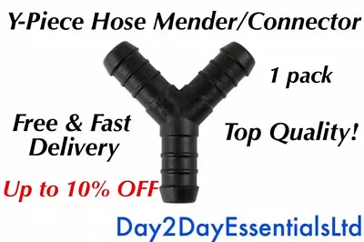 Y Piece Hose Mender Tube Connector Pipe - 1 Pack - Top Quality - All Sizes SALE- • £3.19