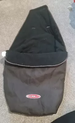£24.99 • Buy Micralite Buggy Footmuff Cosy Toes Black