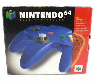 Nintendo 64 (N64) Controller Box [Blue] **BOX ONLY** • $80.96