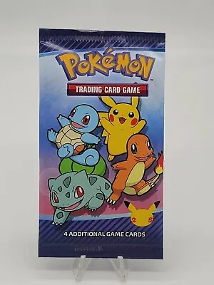 $3.99 • Buy 1x Pokemon 25th Anniversary McDonalds Promo Sealed Booster Card Free Shipping!
