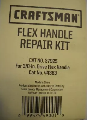 Craftsman Repair Kit #37925 For 3/8  Drive BREAKER BAR  44363 • $5