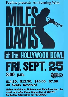 MILES DAVIS Live 1970 Band POSTER PRINT A5 A2 Jazz Music Bar Club Decor Wall Art • £20.88