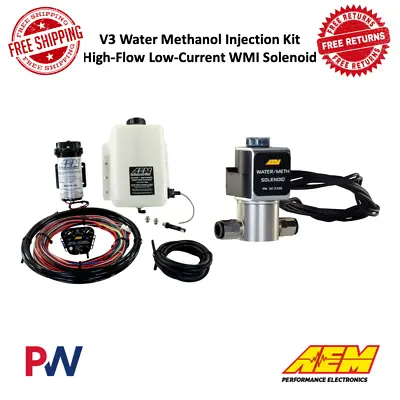 $538.61 • Buy AEM Water/Methanol Injection Kit With Standard Controller & HD WMI Solenoid Kit
