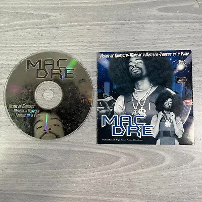 Mac Dre Heart Of Gangsta Mind Of A Hustler Pimp Rap Hip Hop CD Disc Only *READ • $19.99