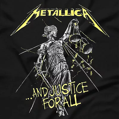 SALE! METALLICA And Justice For All T-shirt Heavy Metal Tee Adult Black Size US • $19.99