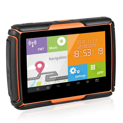 4.3'' Android Navigation Motorcycle Car GPS Navigator WIFI + Free Maps+8GB Flash • $113.95