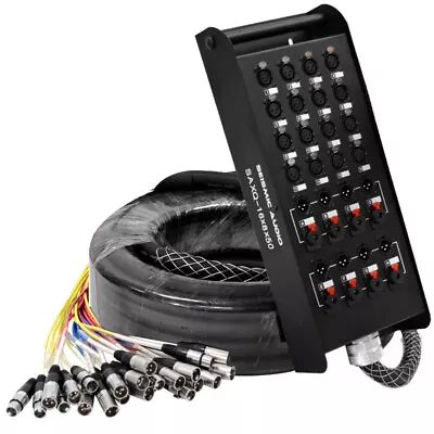 SEISMIC AUDIO 16 Channel 50' XLR Snake Cable With 1/4  • $263.99