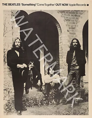 The Beatles - Something Promo - 1969 Vintage Music Poster • $39.95