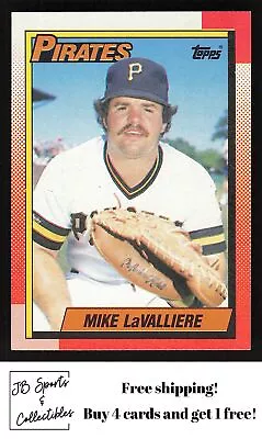 1990 Topps Mike LaValliere #478 Pittsburgh Pirates • $1.49