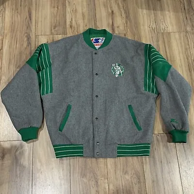 Vintage Starter Boston Celtics Wool Varsity Jacket Men’s XL • $200