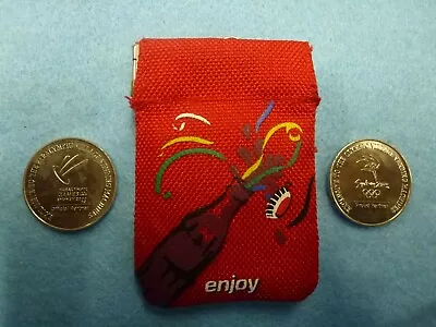 Coca Cola  Vending Machine Tokens  With Pouch Sydney Olympic & Para Games • $23