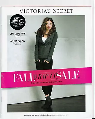 2013 Victoria's Secret Fall Wrap Up Sale Catalog - Cover Model Sara Sampaio • $12