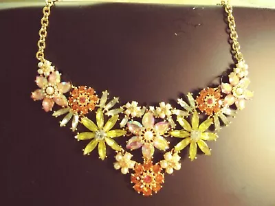 I.N.C. INTERNATIONAL CONCEPTS Gold-Tone Flower Necklace Macy • $3