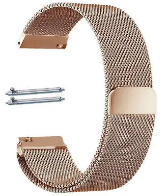 Rose Gold Magnetic Clasp Metal Steel Mesh Milanese Bracelet Watch Band Strap #44 • $16.95