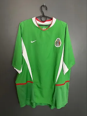 Mexico National Team 2003/2004 Home Football Shirt Nike Vintage Jersey Size Xl • £89.99