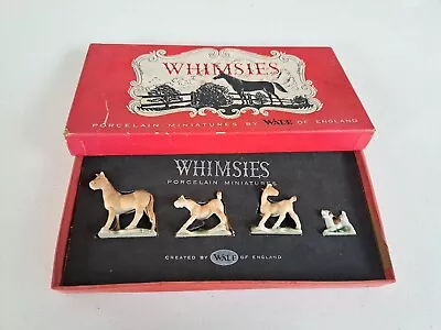Wade Whimsies Boxed Set 5 (horse Foals Dog) • £15