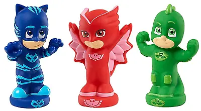 New Official Pj Mask 13 Cm Bath Water Squirter Bath Toy Owlette Gekko Catboy • £7.99