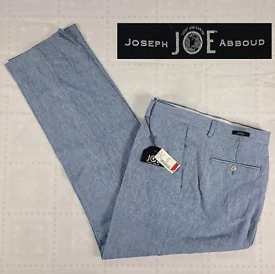 Joseph Abboud JOE Mens Linen Dress Pants 40x32 Light Blue New Tags Suit NWT #H40 • $26