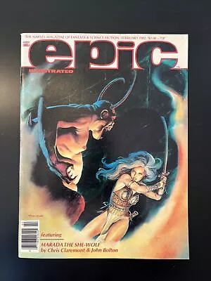 Epic Illustrated #10 February 1982 Marada The She-Wolf Story  • $10