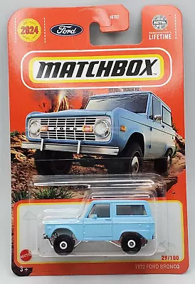 2024 Matchbox Blue 1970 Ford Bronco #29 • $4.95