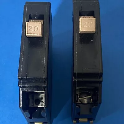 2 Pack CH120 Cutler-Hammer Ch 120 1 20 Amp 120V Single Pole Vtg • $35