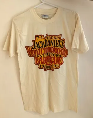 JACK DANIELS 7th WORLD CHAMPIONSHIP BBQ 1995 MED T.SHIRT - NEW USA - FREE POST  • $25