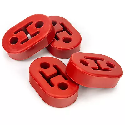 Universal Performance Polyurethane Rubber Muffler Car Exhaust Rubber Mounts 4Pcs • $9.99