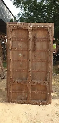 Vintage Indian Door Antique Indian Door Teak Wood Door Wooden • $3450