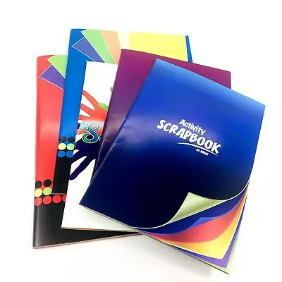 A4 Activity Book Scrap Book Art Craft Paper Scrapbook 5 Assorted Cover Designs • £3.99