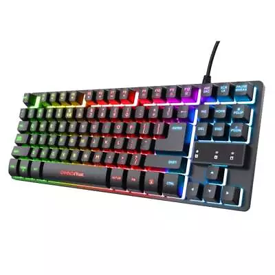 Trust GXT833 Thado TKL Wired RGB Gaming Keyboard • $40.95