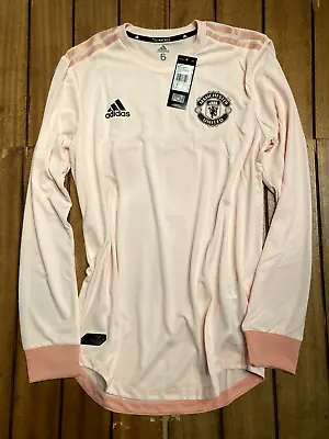 Manchester U. Player Issue L/s Away Shirt-match Un Worn 2018-climachill -6 • £269