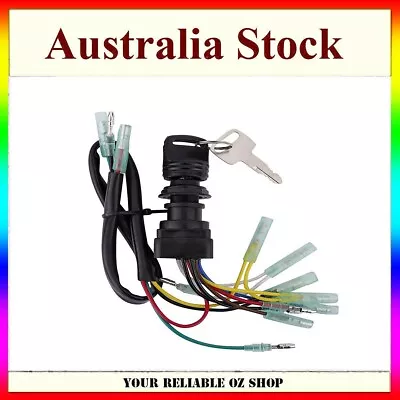 Ignition Key Switch 703-82510-42-00 For Yamaha Outboard 6HP 8HP 9.9HP 13.5HP • $22.90