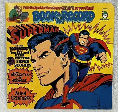 Vintage Vinyl Peter Pan Records 1978 DC Comics Book & Record Set Superman • $9.99