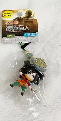 Attack On Titan Shingeki No Kyojin Samurai Mikasa Ackerman Mini Figure Charm • $14