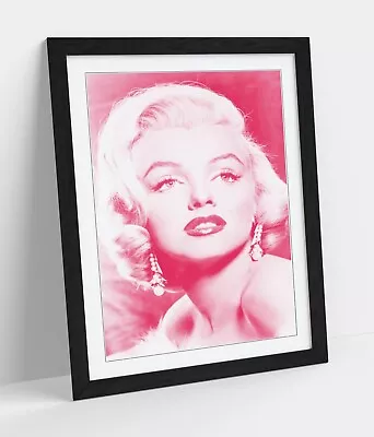 £37.99 • Buy Marilyn Monroe Pink Portrait -framed Art Picture Paper Print