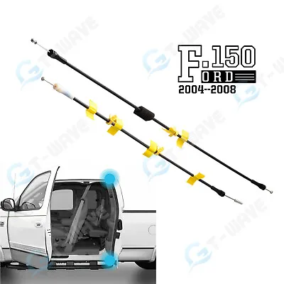 Rear Side Upper&Lower Door Latch Release Cable For 04-08 Ford F-150 Extended Cab • $22.85