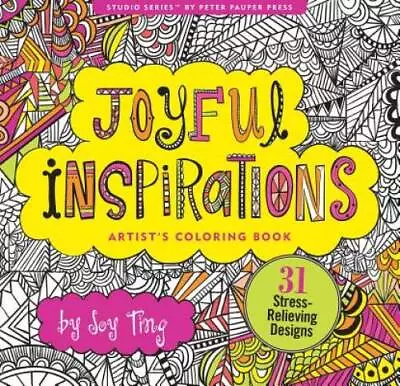 Joyful Inspiration Adult Coloring Book (31 Stress-relieving Designs) (Art - GOOD • $4.98