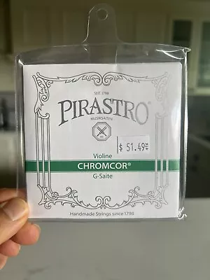 Pirastro Chromcor 4/4 Violin String Set Silver E • $34