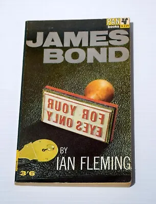 Ian Fleming For Your Eyes Only Pan Hawkey 12th Printing 1964 James Bond 007 • $16.05